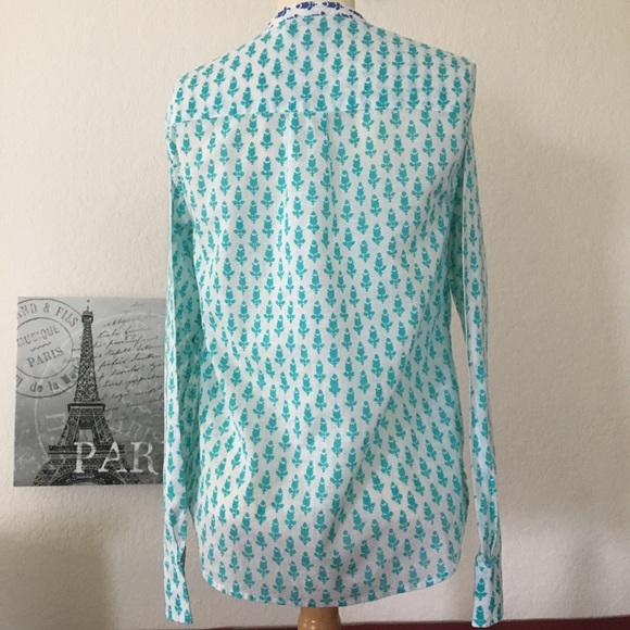 J Crew Long Sleeve Popover Size 2 - Picture 3 of 7